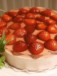 いちごのムースケーキ-レシピのメイン写真