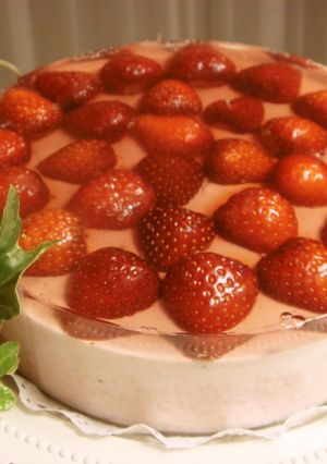 いちごのムースケーキ-レシピのメイン写真