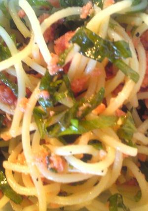 簡単♪便利♪大葉と鮭のお弁当パスタ♪-レシピのメイン写真