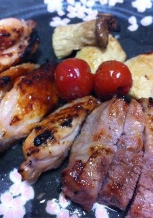 ジューシーにんにく塩麹グリル-レシピのメイン写真