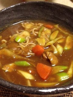 絶品!カレーそば!-レシピのメイン写真