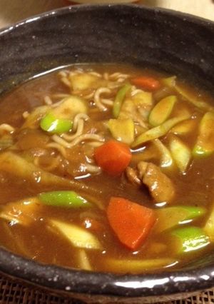 絶品!カレーそば!-レシピのメイン写真