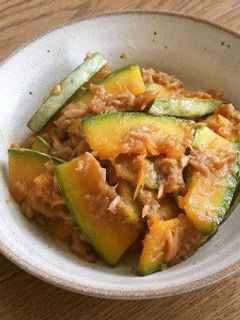かぼちゃとツナの甘辛炒め-レシピのメイン写真