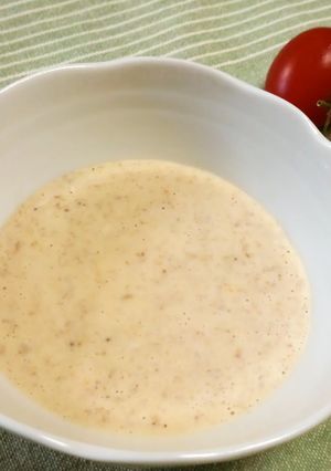 簡単☆即席　マヨネーズで胡麻ドレッシング-レシピのメイン写真