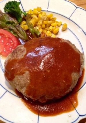 肉汁じゅわわっ!びっくり絶品ハンバーグ♡-レシピのメイン写真