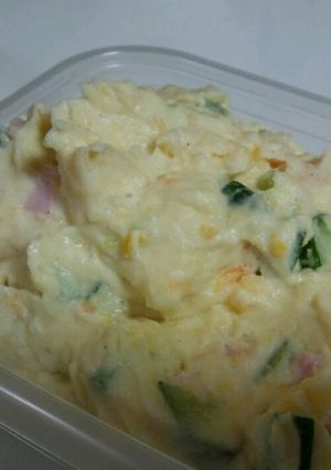ズボラ料理☆カレーと一緒にポテサラ!-レシピのメイン写真