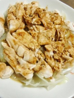 新玉ねぎとささみの、焼き肉のたれ味つけ-レシピのメイン写真