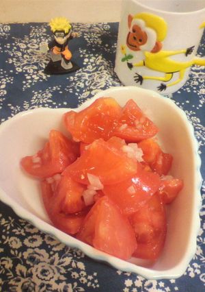 さっぱりトマトの甘酸漬け-レシピのメイン写真