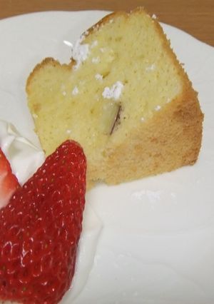 わんこと一緒☆さつま芋米粉シフォンケーキ-レシピのメイン写真