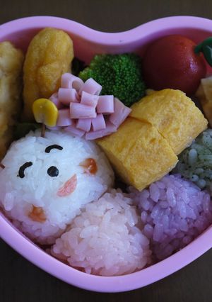 キャラ弁　いもむし♪-レシピのメイン写真