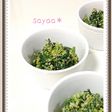 白だしとレンジで♡菜の花の胡麻マヨ和え♡