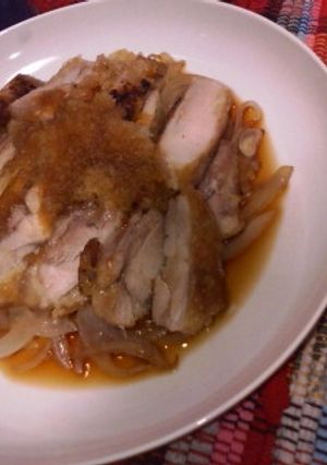 鶏もも肉のポン酢がけ-レシピのメイン写真