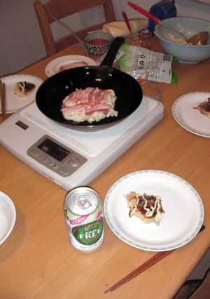 キリンフリーとお好み焼き-レシピのメイン写真