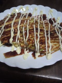 簡単ツナお好み焼き 。-レシピのメイン写真