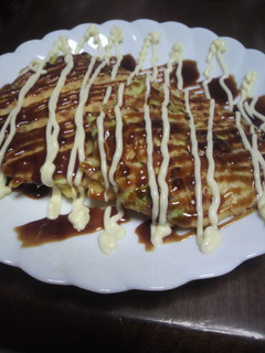 簡単ツナお好み焼き 。-レシピのメイン写真