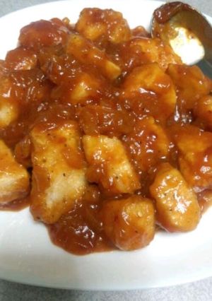 やわらか鶏肉のチリソース炒め-レシピのメイン写真