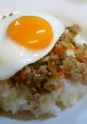 簡単♪野菜そぼろ丼-レシピのメイン写真