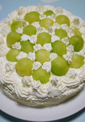 メロンケーキ-レシピのメイン写真