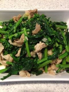 塩麹使用☆青菜と豚肉の炒め物-レシピのメイン写真