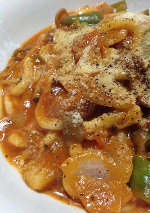 ハマる！！ナポリタンうどんver☆-レシピのメイン写真