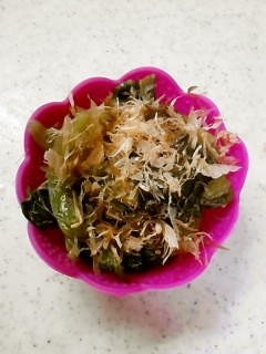 1分クッキング!冷凍ほうれん草でおひたし-レシピのメイン写真