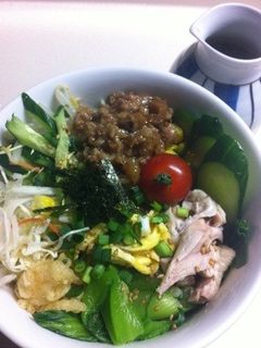 冷凍ウドンで具沢山サラダうどん-レシピのメイン写真