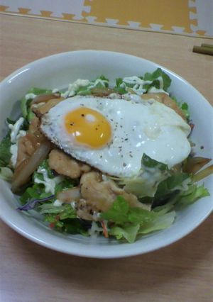 しっかり満足サラダ丼-レシピのメイン写真