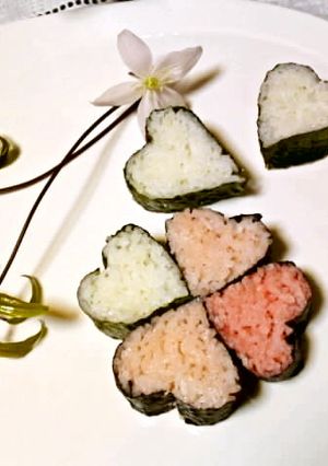 キャラ弁!?【ずぼら!!なハート巻】^^-レシピのメイン写真