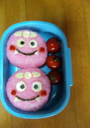 キャラ弁◎がんこちゃん◎おにぎり-レシピのメイン写真