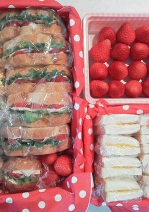 簡単☆サンドイッチ弁当♪-レシピのメイン写真