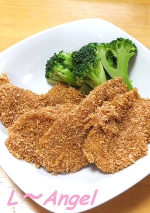 *ﾍﾙｼｰ*揚げない柔らかﾁｷﾝｶﾂ*-レシピのメイン写真