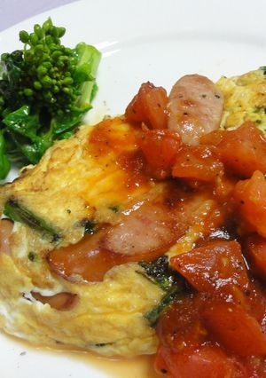 ヘルシーオムレツ～ウインナーで旨味♪-レシピのメイン写真