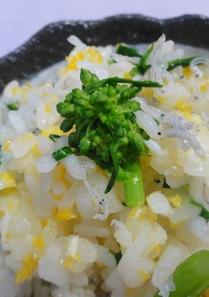 菜の花＆ちりめんじゃこのさっぱりご飯♪-レシピのメイン写真