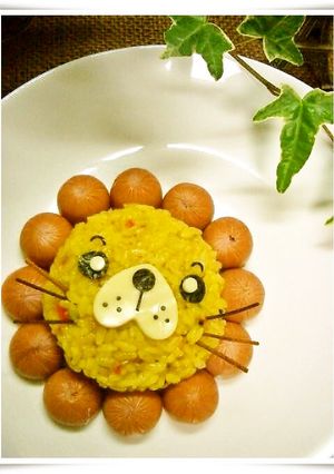 【デコおにぎり✿ライオンだガオ~~♪】-レシピのメイン写真