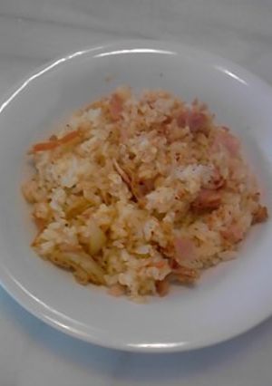 超簡単!ハムキムチチャーハン-レシピのメイン写真