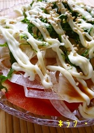 ☆1番好きな新玉ねぎとﾄﾏﾄの食べ方☆-レシピのメイン写真