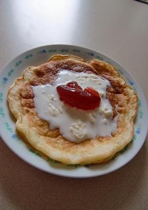 朝食ホットケーキ-レシピのメイン写真