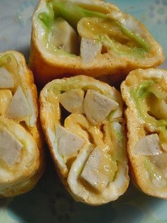春キャベツとシーセージの卵焼き-レシピのメイン写真
