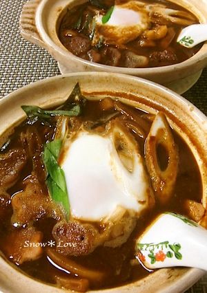 こっくり濃厚☆味噌煮込みうどん-レシピのメイン写真