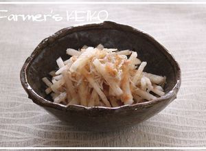 【農家のレシピ】大根のジャコおかか和え-レシピのメイン写真