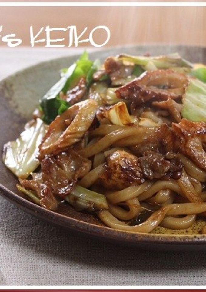 【農家のレシピ】我が家のソース焼きうどん-レシピのメイン写真