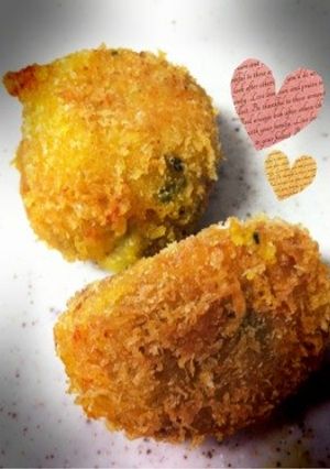 チーズｉｎ♡かぼちゃコロッケ-レシピのメイン写真