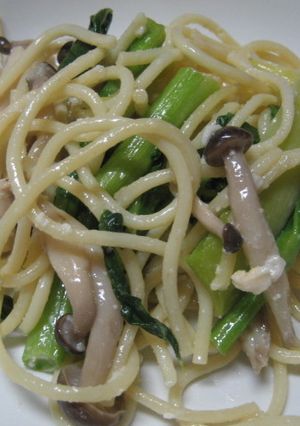 菜の花の塩麹パスタ-レシピのメイン写真