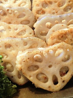 塩麹で♪ゴマ入り蓮根はさみ揚げ-レシピのメイン写真