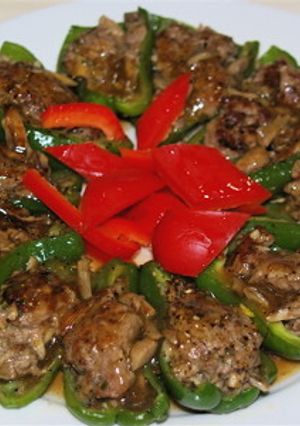 牛薄切り肉でピーマン肉詰め-レシピのメイン写真