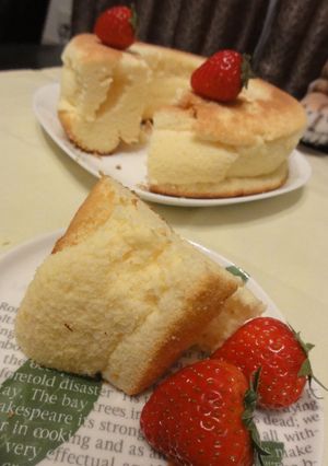ノンオイル♪濃厚チーズシフォンケーキ-レシピのメイン写真