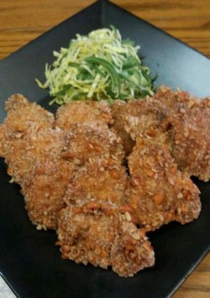 柿の種ひと口とんかつ-レシピのメイン写真