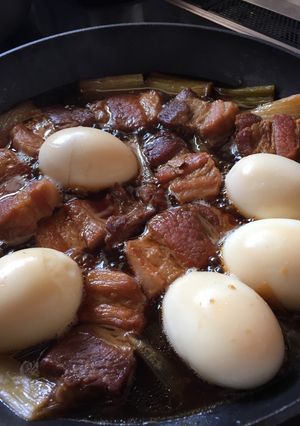 フライパンだけで豚角煮-レシピのメイン写真