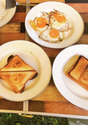 キャンプ飯　ぺろり絶品ホットサンド♫-レシピのメイン写真