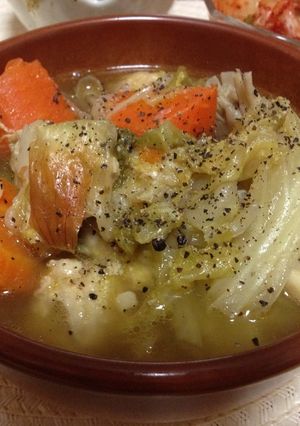 圧力鍋で簡単♪ニンニク鶏の煮込み-レシピのメイン写真